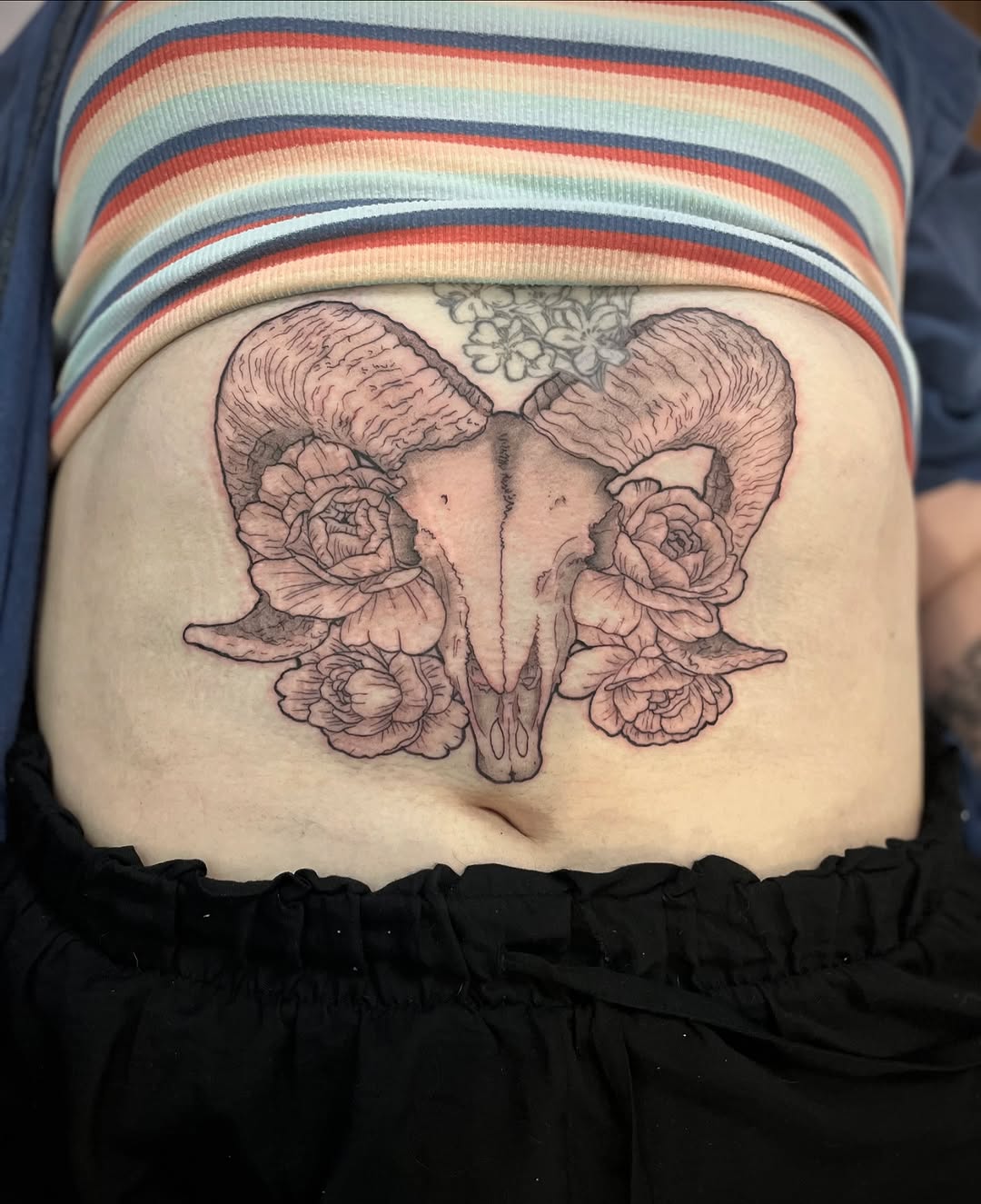 Tattoo by @tinyghosttattoo — black_and_grey, realism