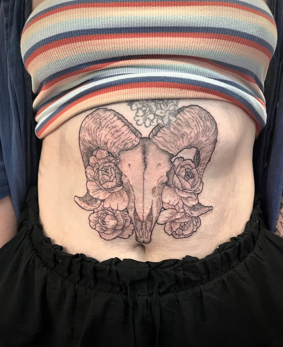 Tattoo by @tinyghosttattoo — black_and_grey, realism