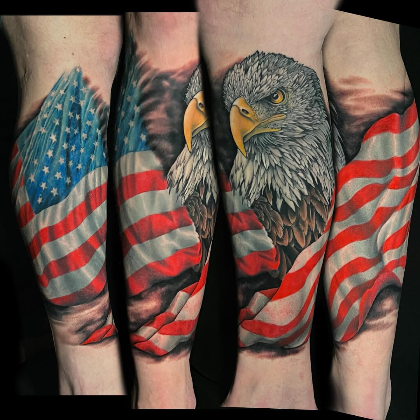 Tattoo by @skerrybrownie — realism, american_traditional