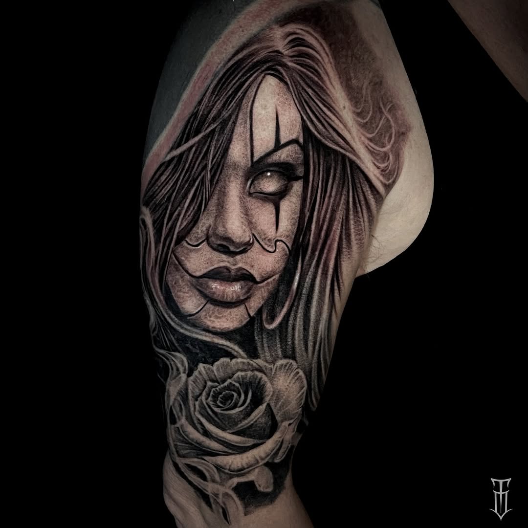 Tattoo by @shadesofpain1992 — chicano, realism