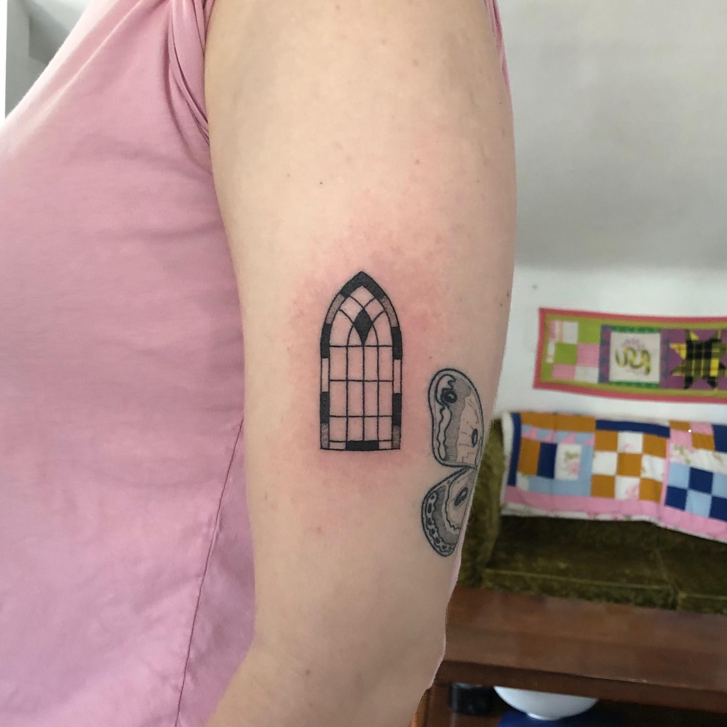 Tattoo by @hocuspokus_ — geometric