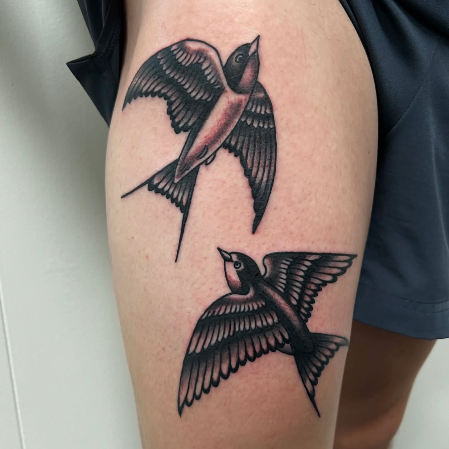 Tattoo by @barnharttattoo — american_traditional, black_and_grey