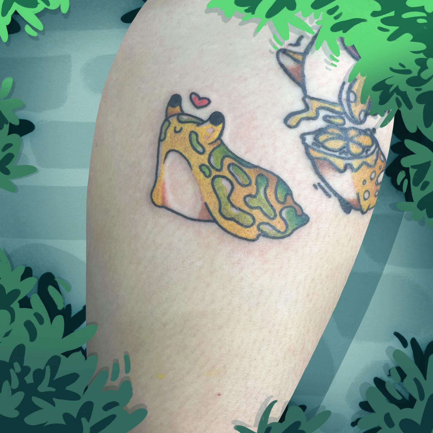 Tattoo by @dungeonfern โ illustrative