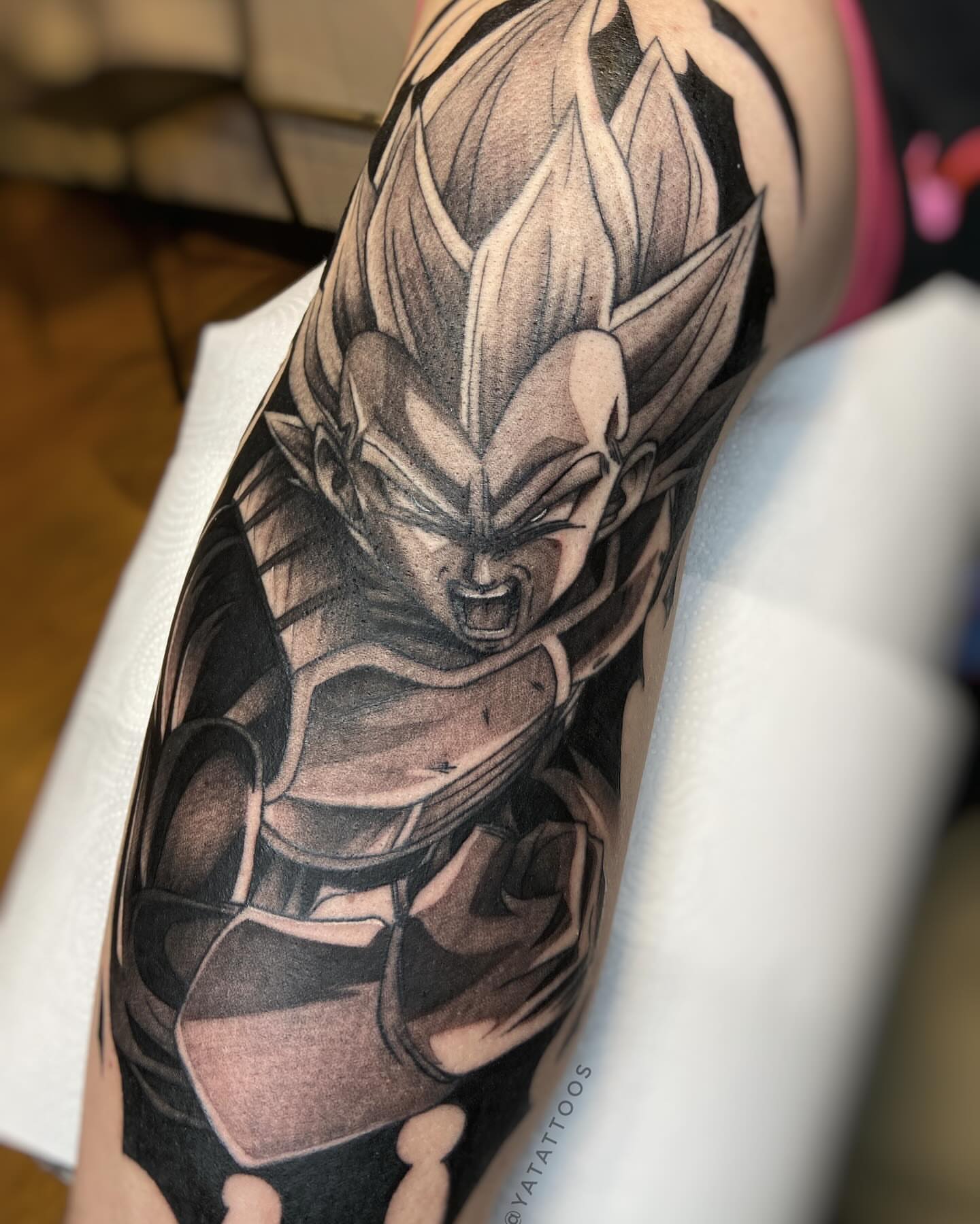 Tattoo by @yatattoos — black_and_grey, realism