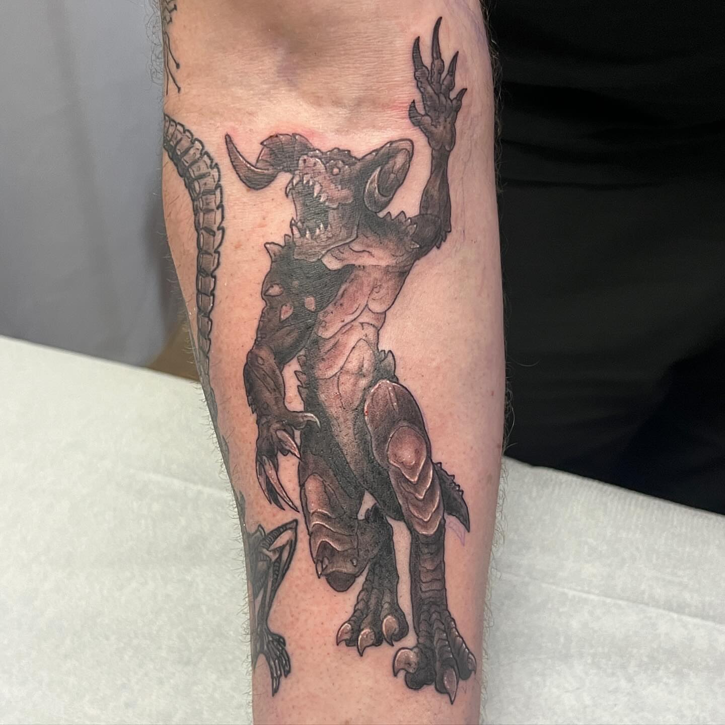 Tattoo by @artoftheblackwolf — dark_realism