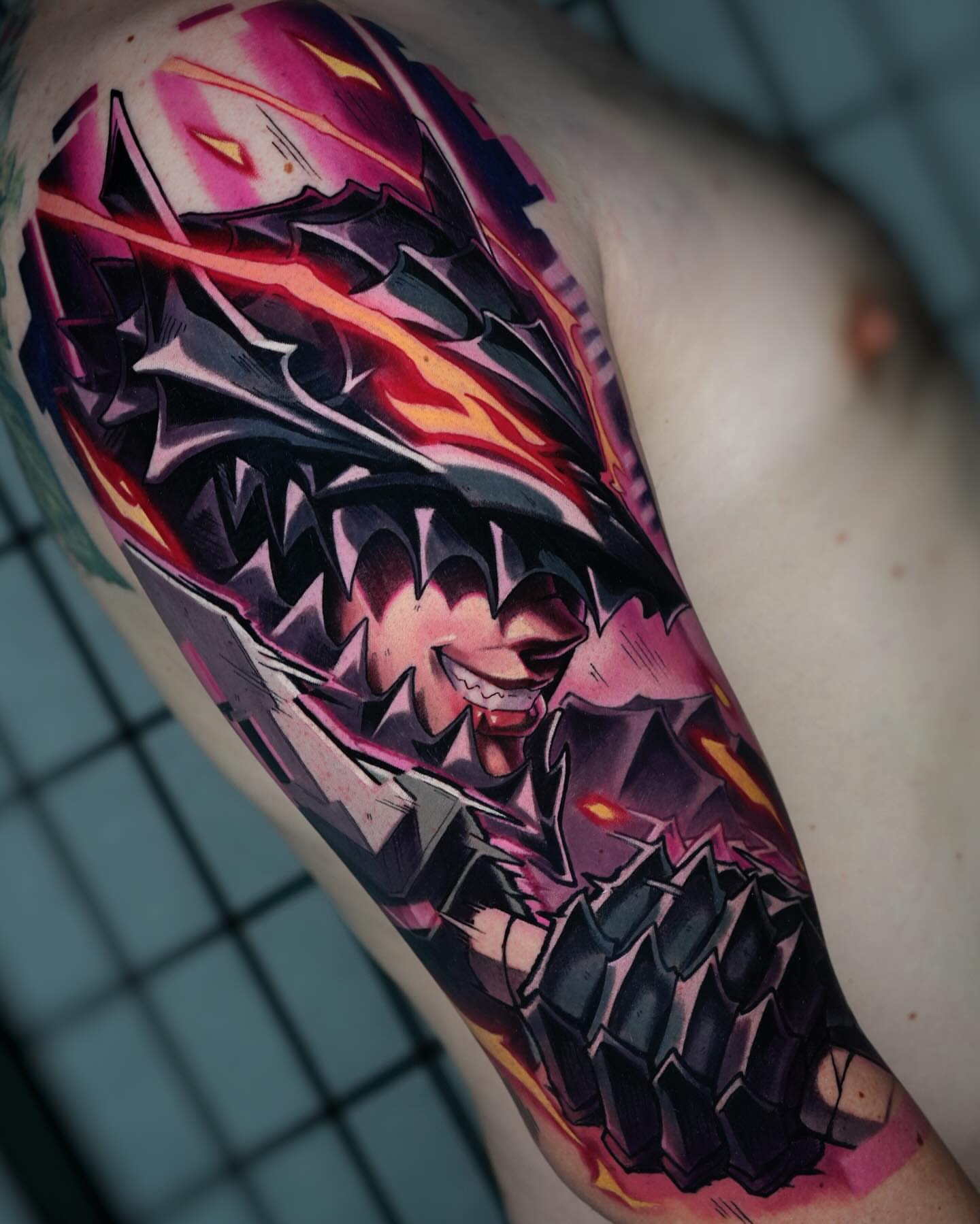 Tattoo by @badcaseofpurpose — geometric, dark_realism