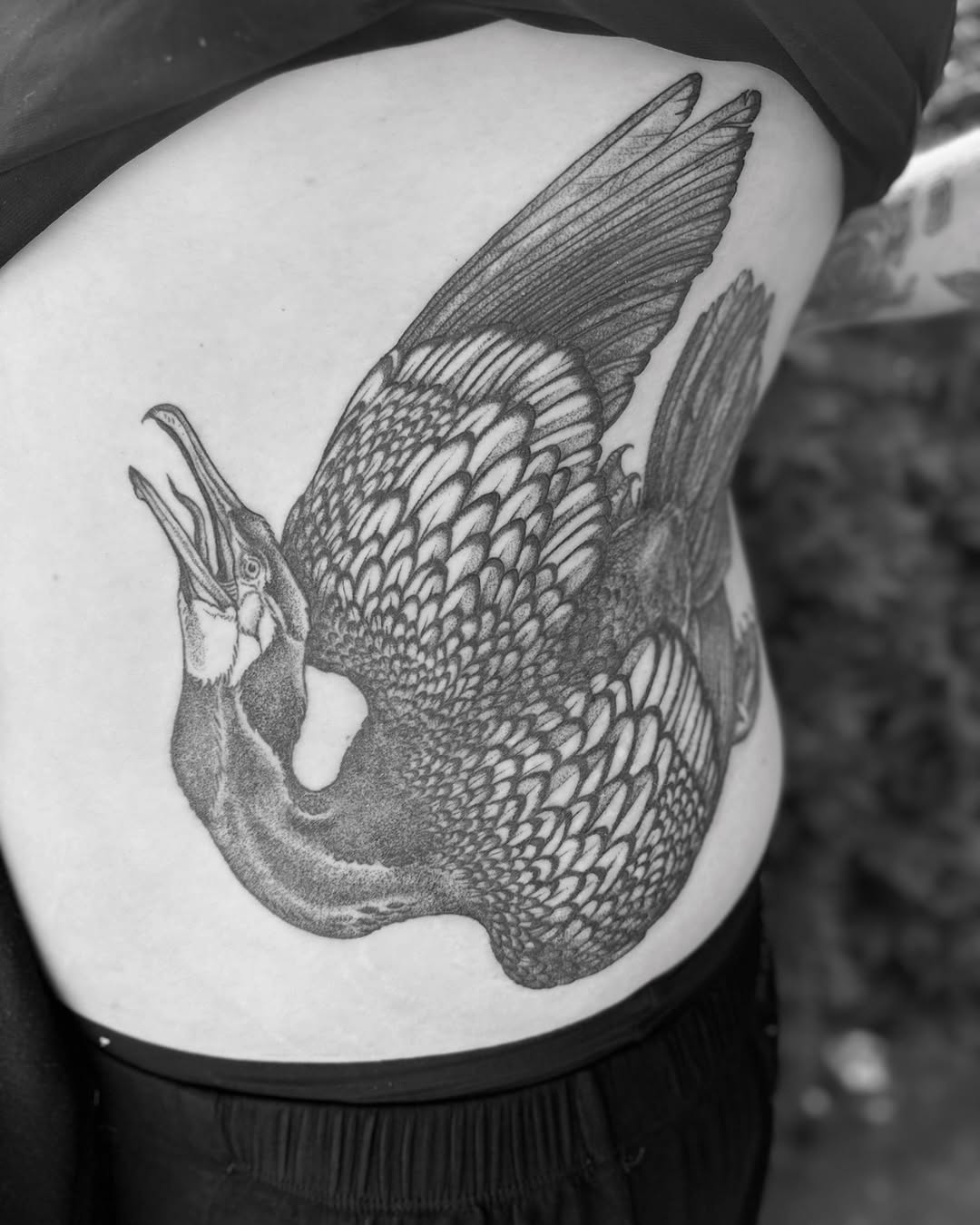 Tattoo by @alexbrooke — dotwork, realism