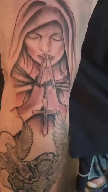 Tattoo by @boeshane — black_and_grey, realism