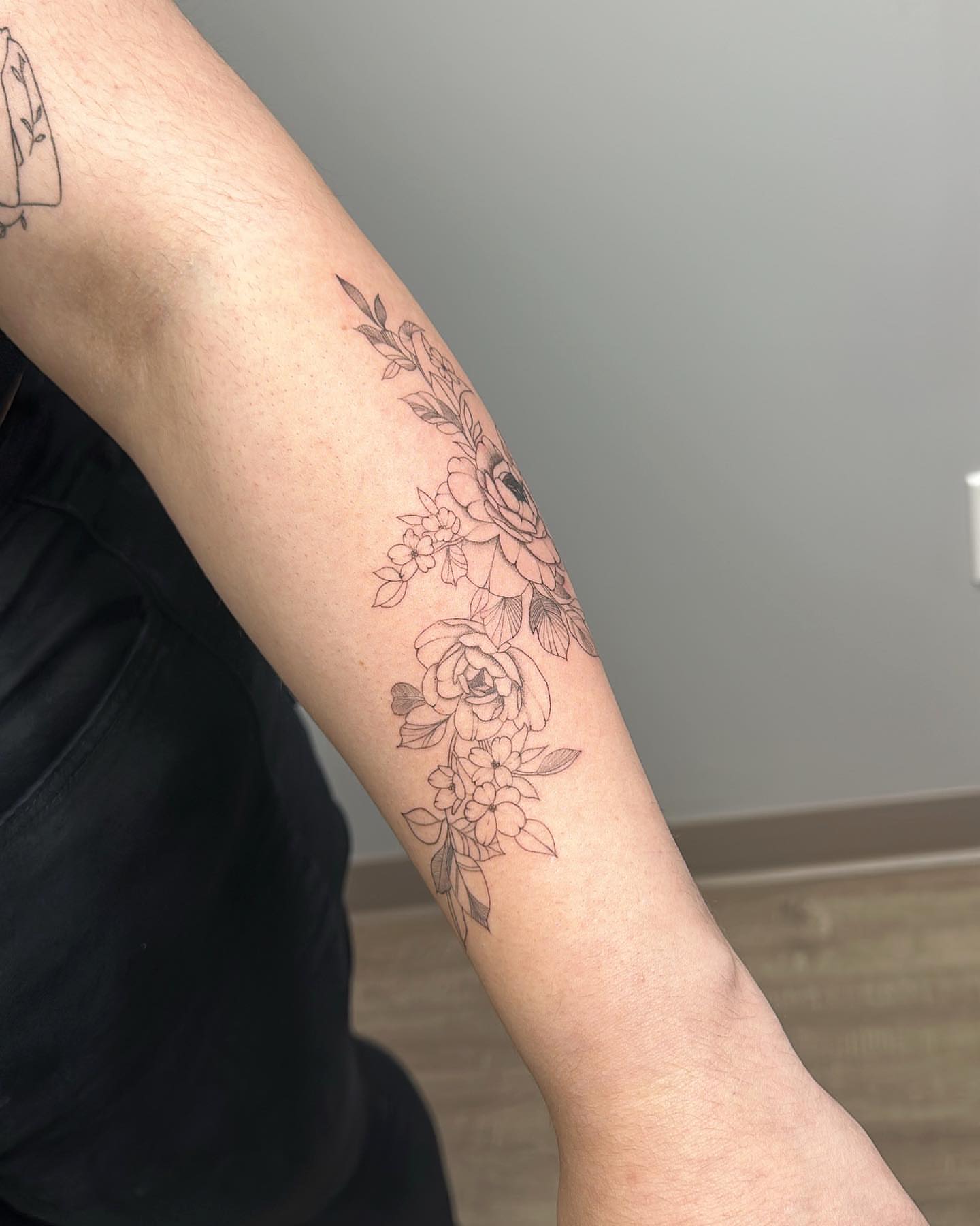 Tattoo by @kphaninks โ black_and_grey