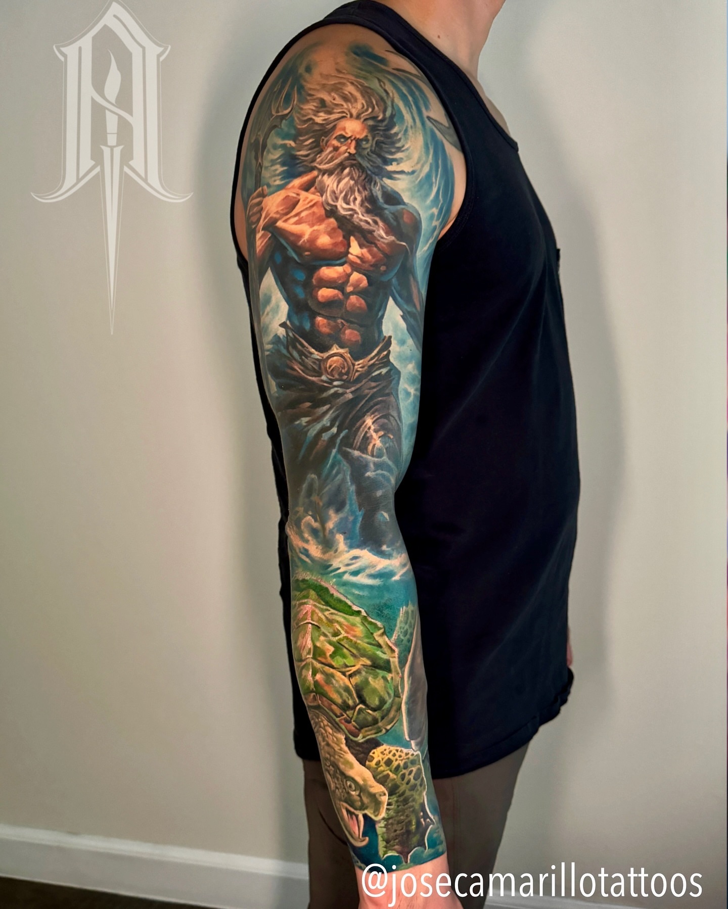 Tattoo by @josecamarillotattoos — realism, dotwork