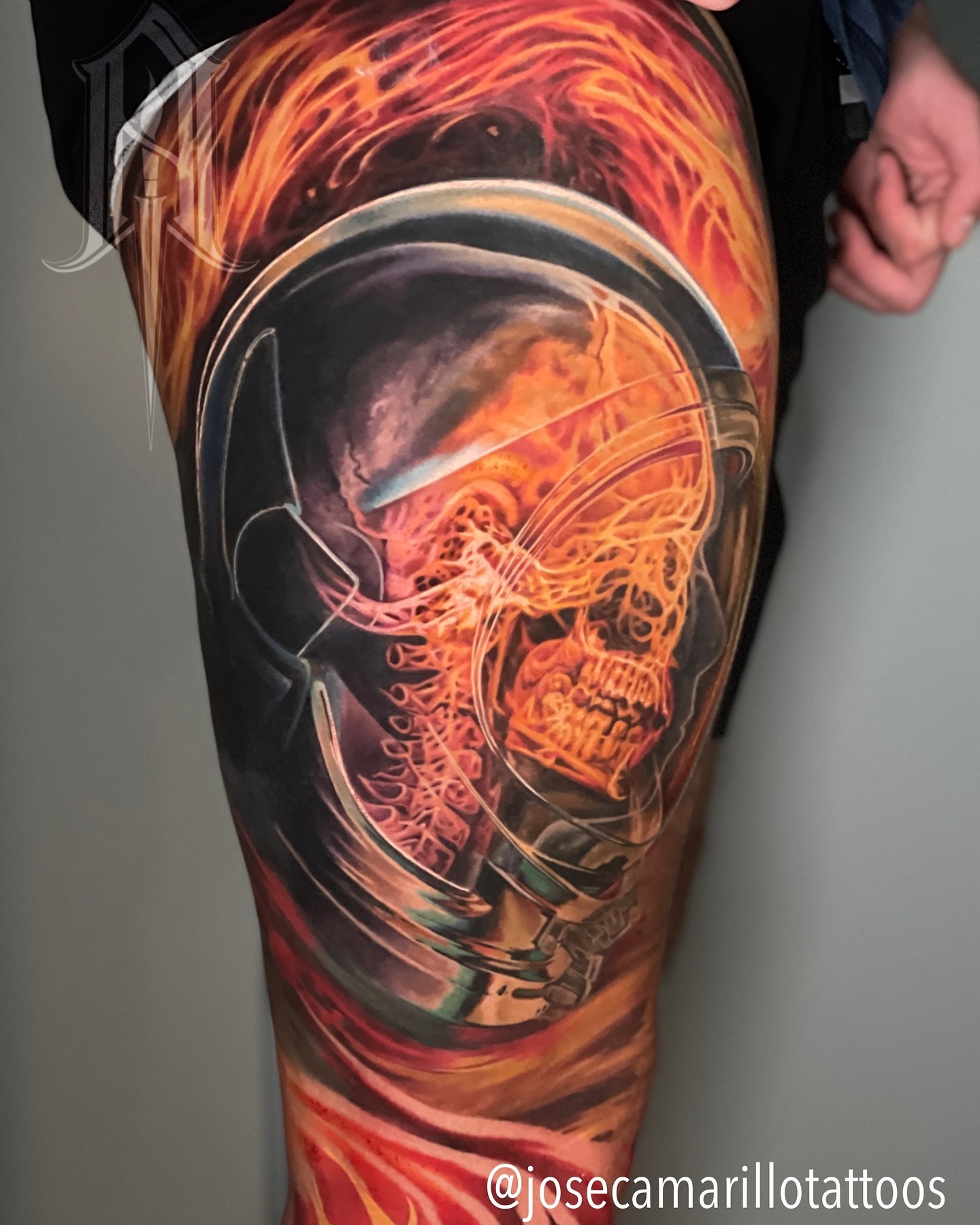 Tattoo by @josecamarillotattoos — realism, dark_realism