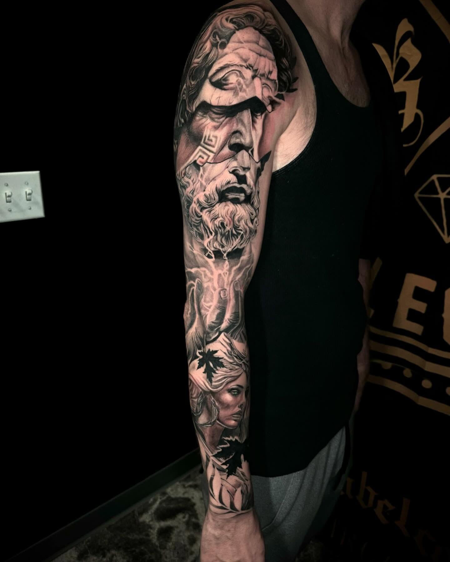 Tattoo by @inks.exoticc — realism, black_and_grey