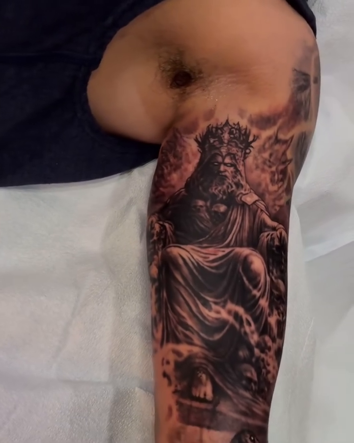 Tattoo by @dannylepore — realism, black_and_grey
