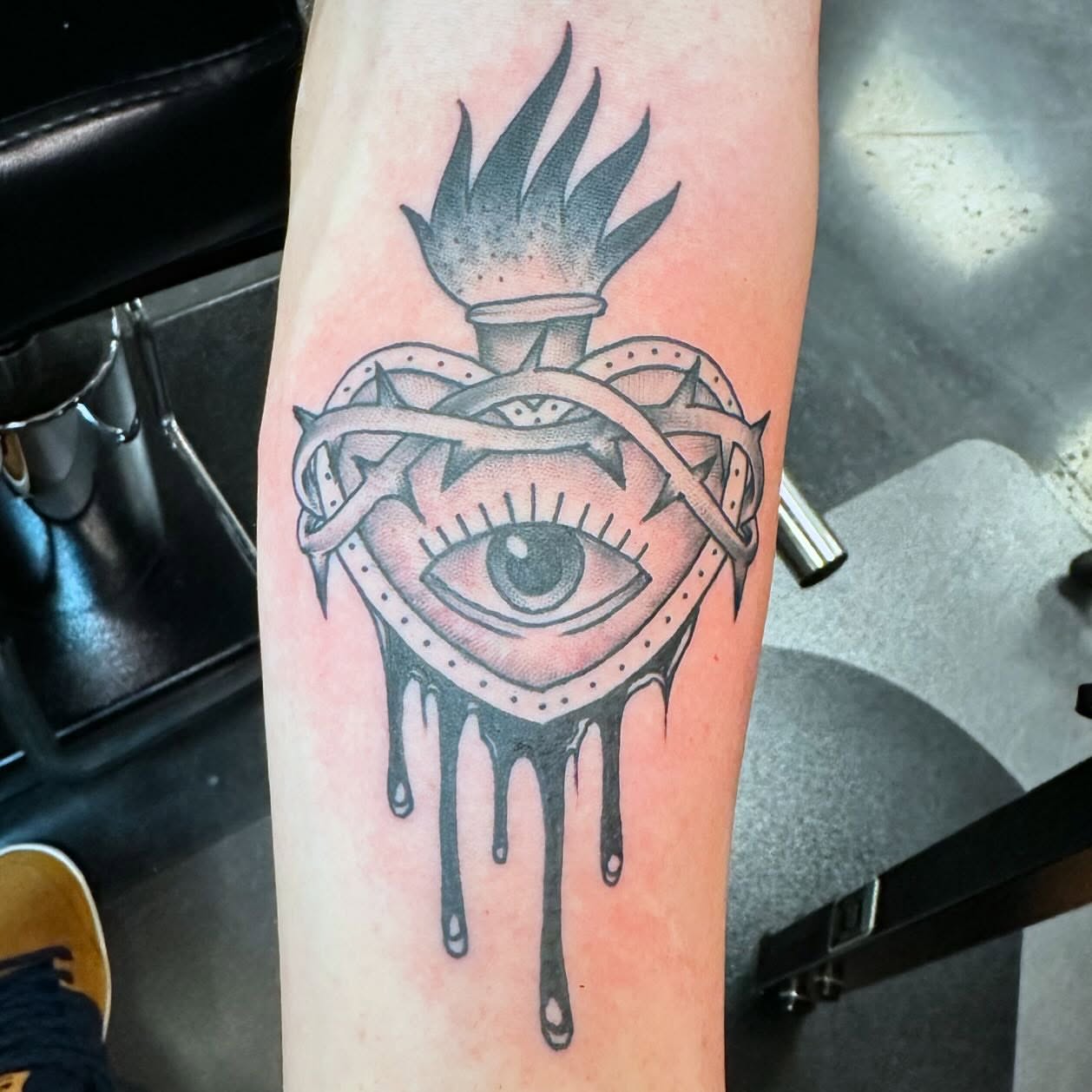 Tattoo by @tattoosbyrzo β black_and_grey