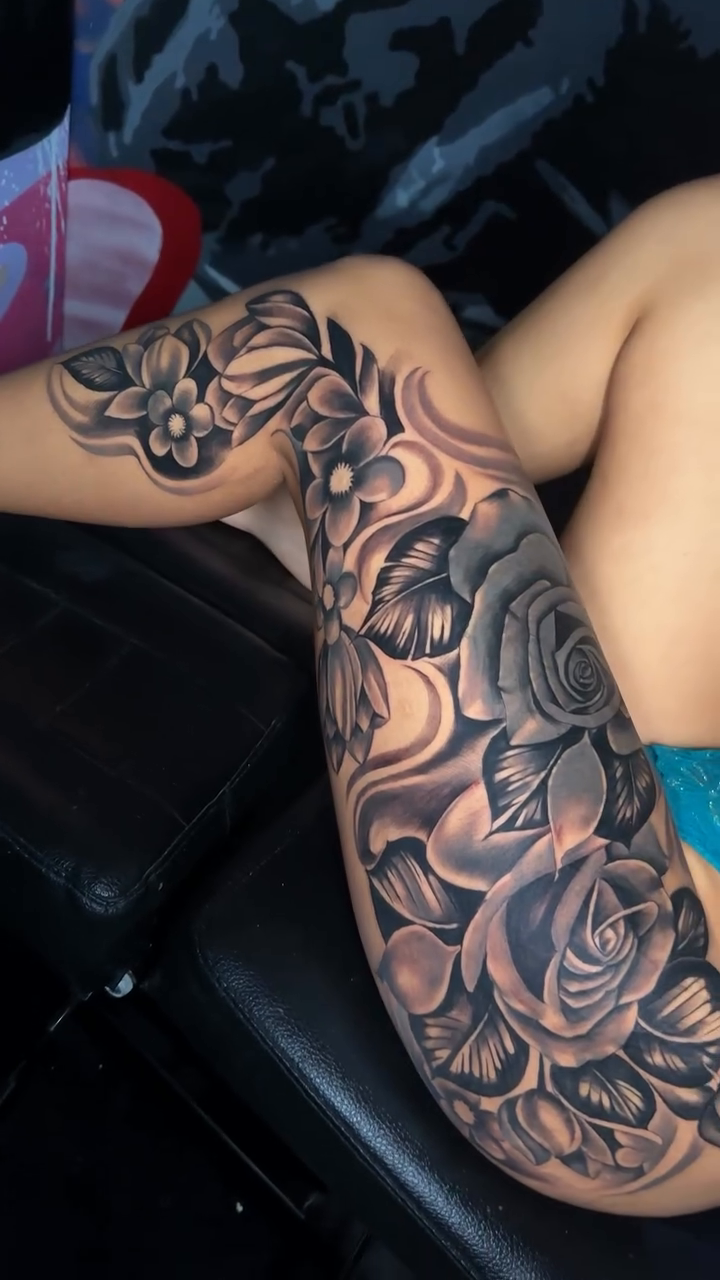 Tattoo by @another_tattoo — realism, black_and_grey