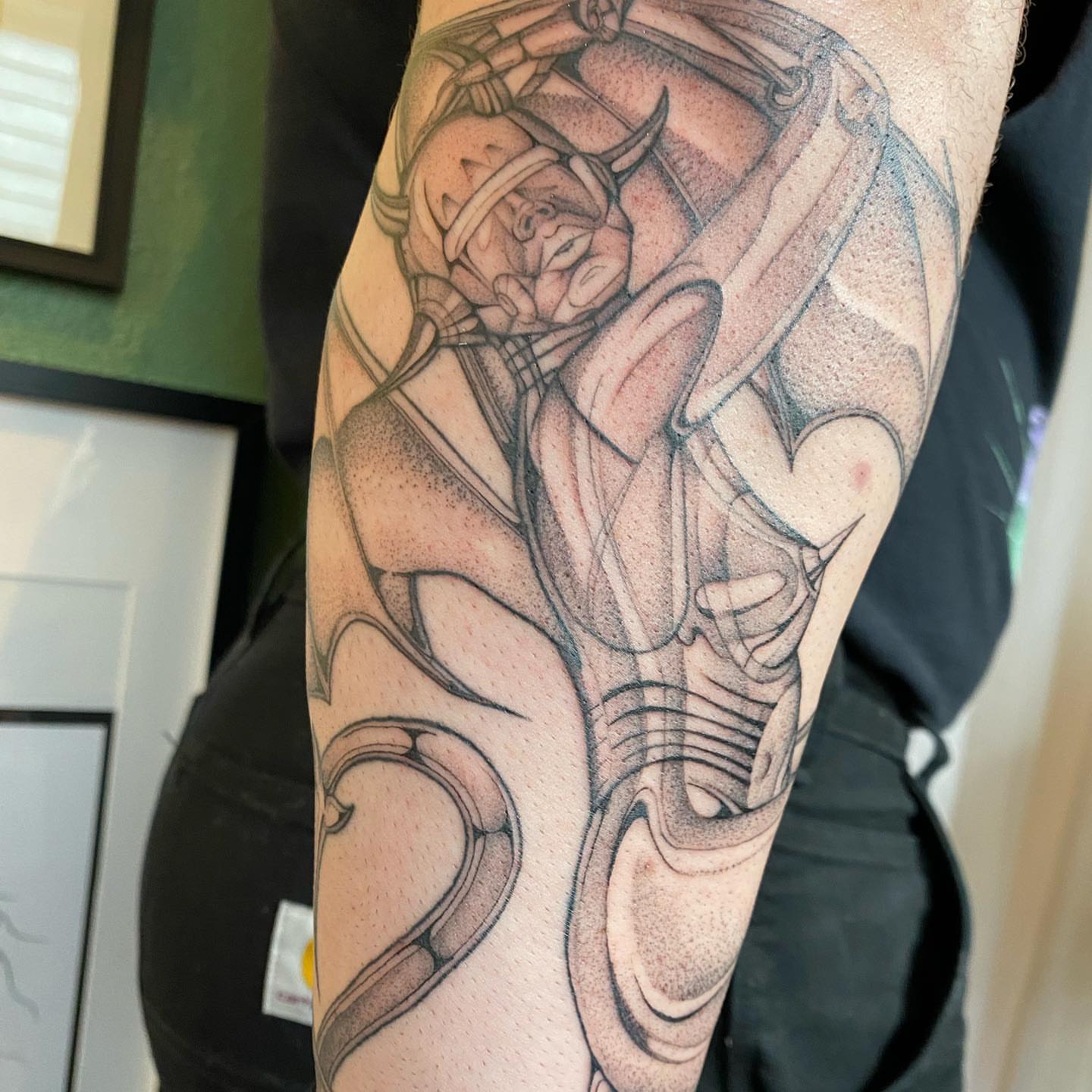 Tattoo by @halim.thedream β dotwork, geometric