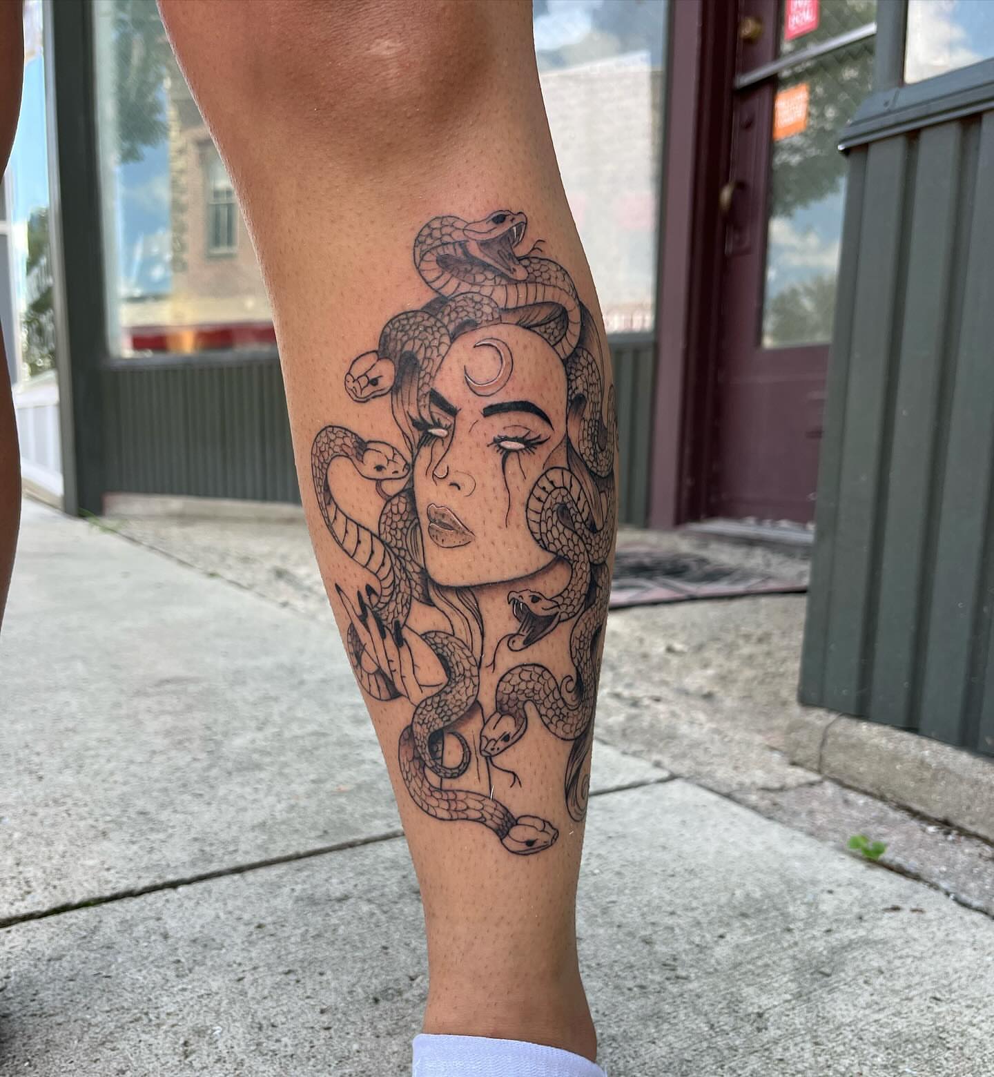 Tattoo by @keely_savage — black_and_grey