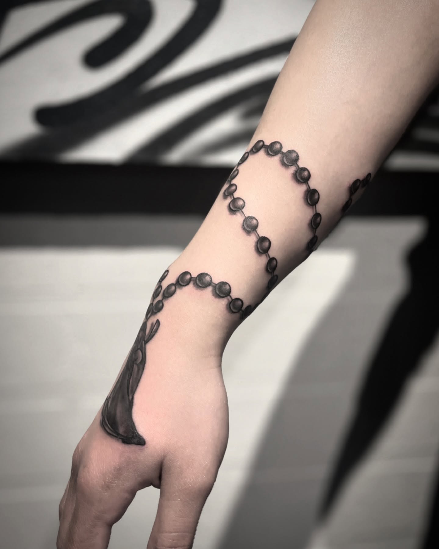 Tattoo by @tattooswithdee — dotwork