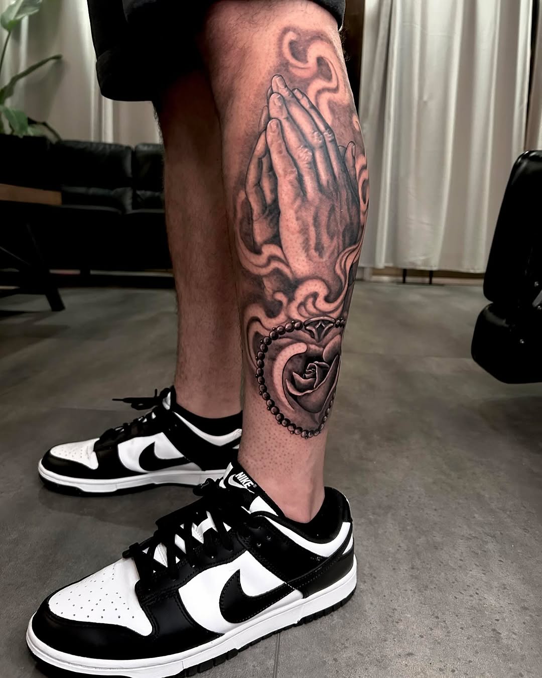 Tattoo by @chloe.mari_ink — realism, black_and_grey