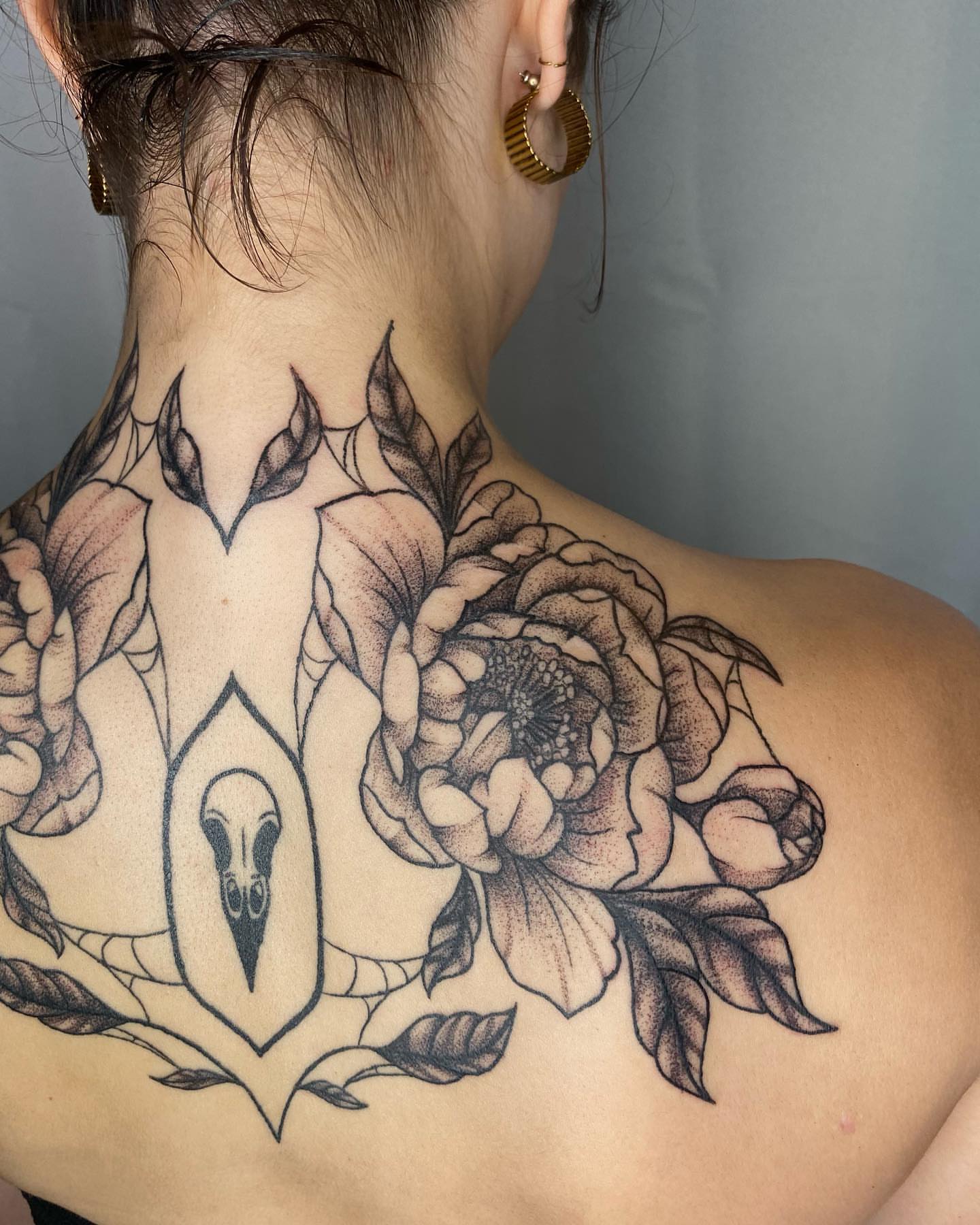 Tattoo by @porcelain_tats โ dotwork, geometric