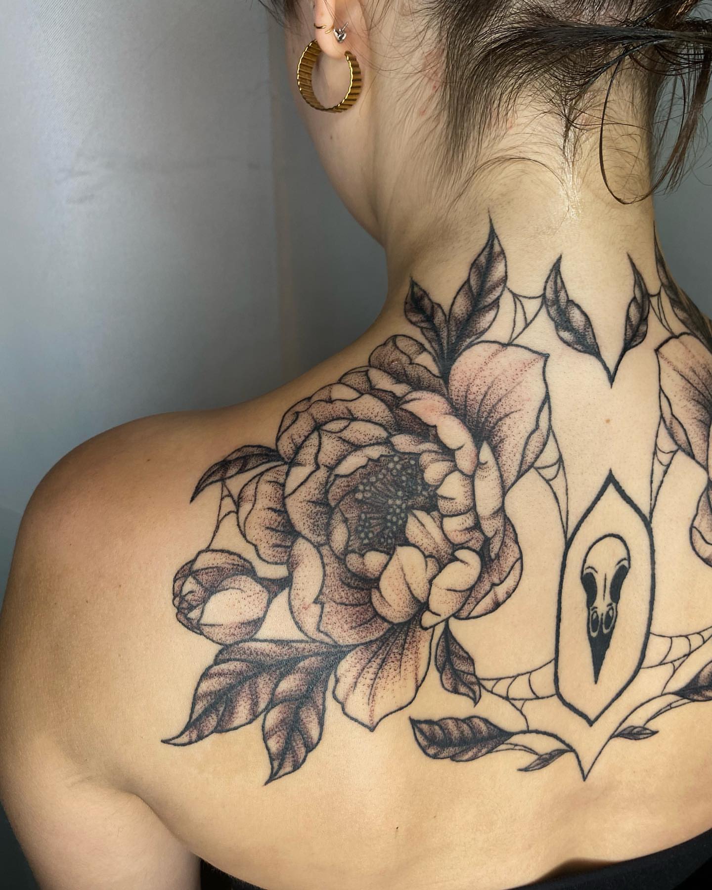 Tattoo by @porcelain_tats โ dotwork, geometric