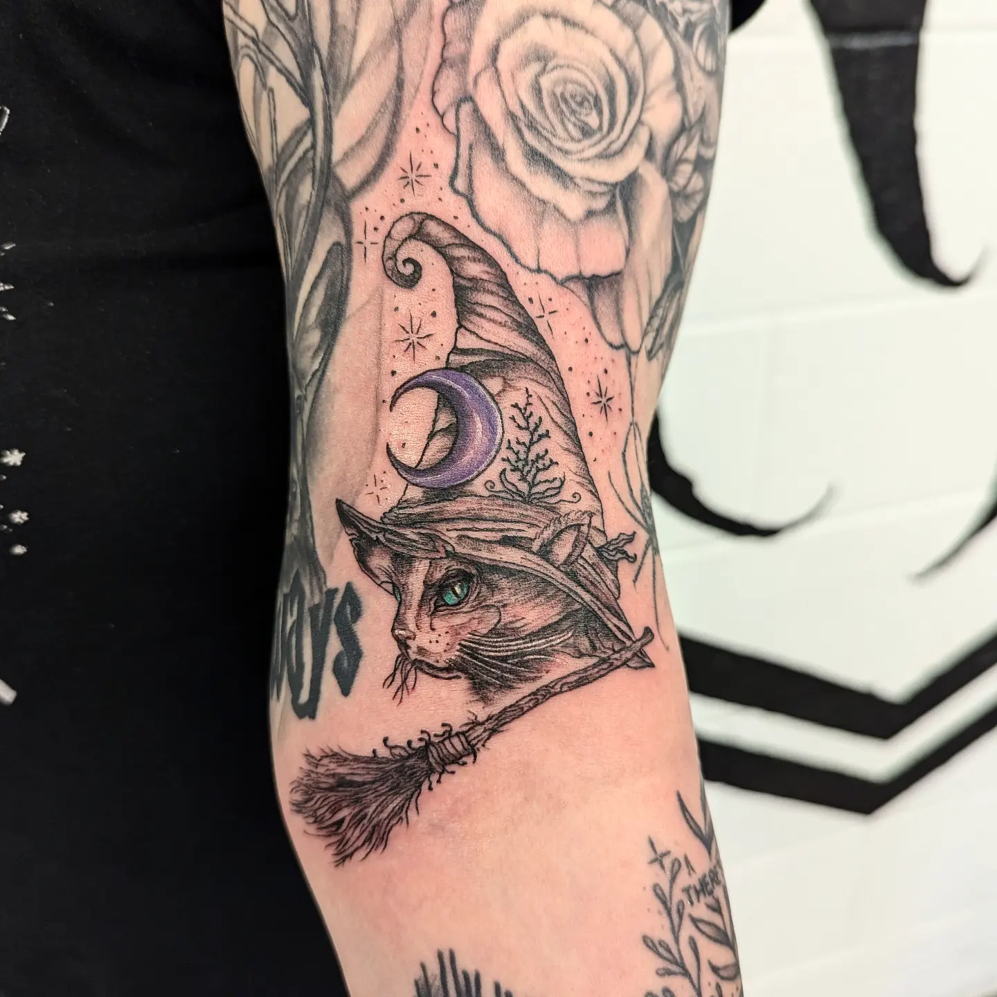 Tattoo by @krystamctattoos111 — black_and_grey, realism