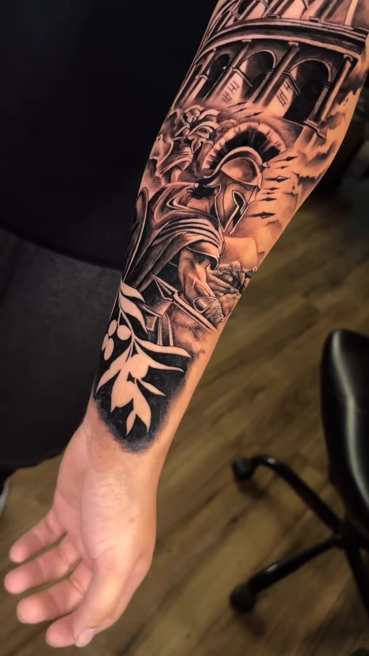 Tattoo by @lvp_arte — realism, black_and_grey
