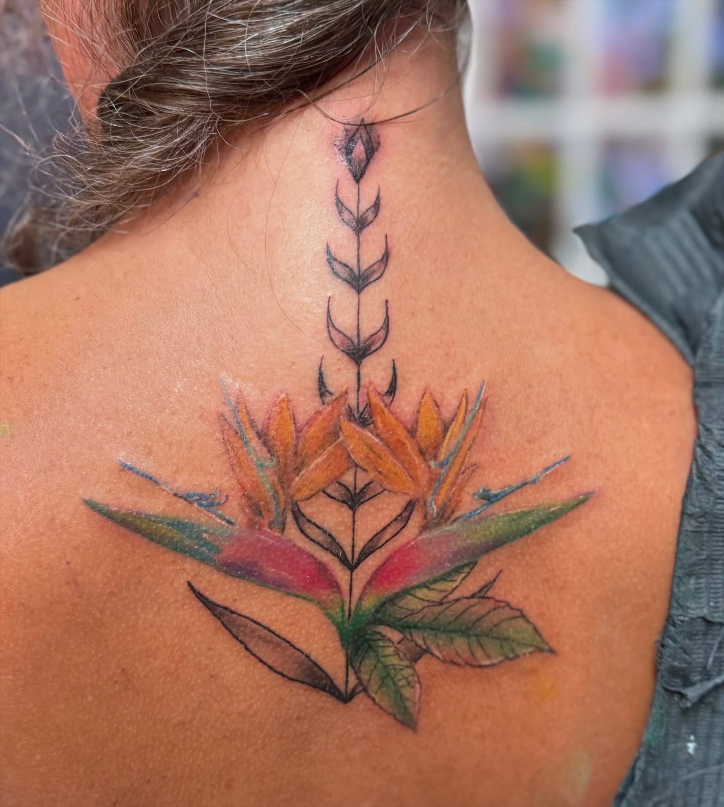 Tattoo by @cody_mooretattoos — new_school, geometric