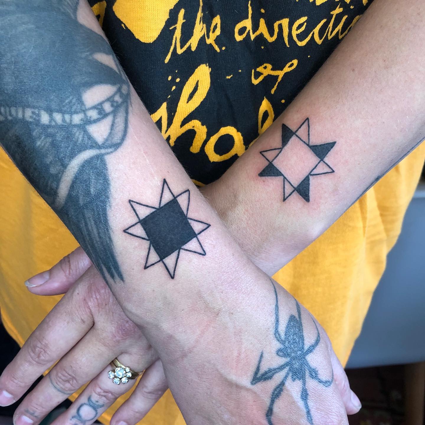 Tattoo by @hocuspokus_ — geometric