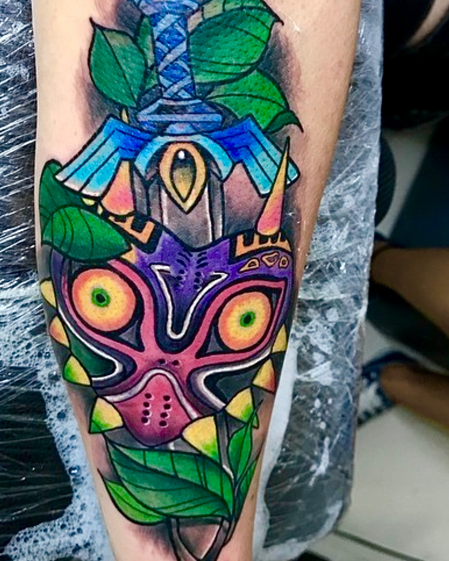 Tattoo by @gghtattoo — geometric, illustrative