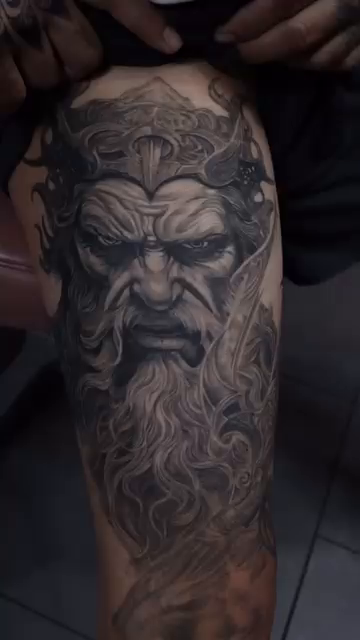 Tattoo by @vudoo_tattoo — realism, black_and_grey