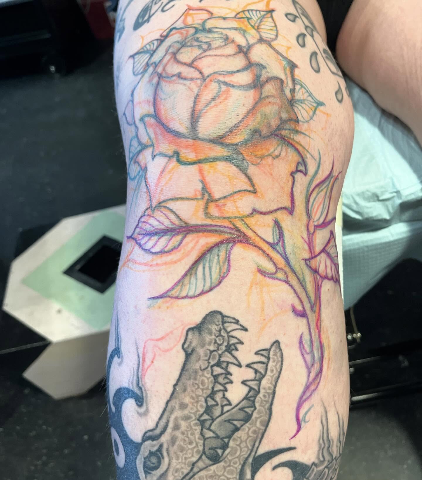 Tattoo by @zlctattoo — realism, dotwork
