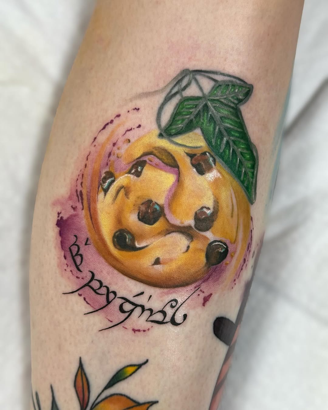 Tattoo by @lots_of_dots_ — realism, lettering_script