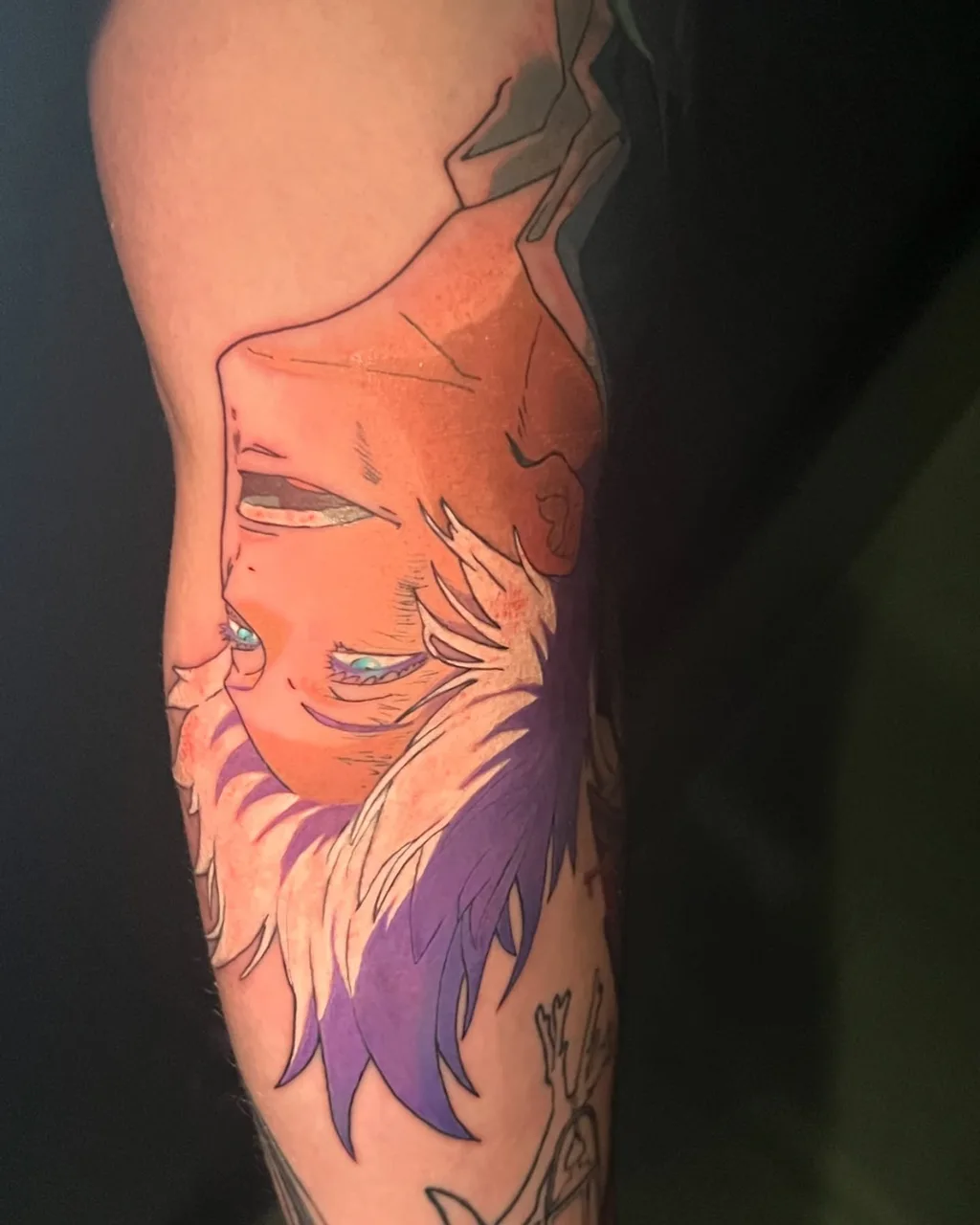Old man realism tattoo on the forearm by Brad Hill, Franklin, Tennessee