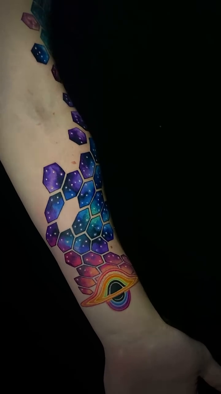 Tattoo by @slootattoos — geometric, dotwork