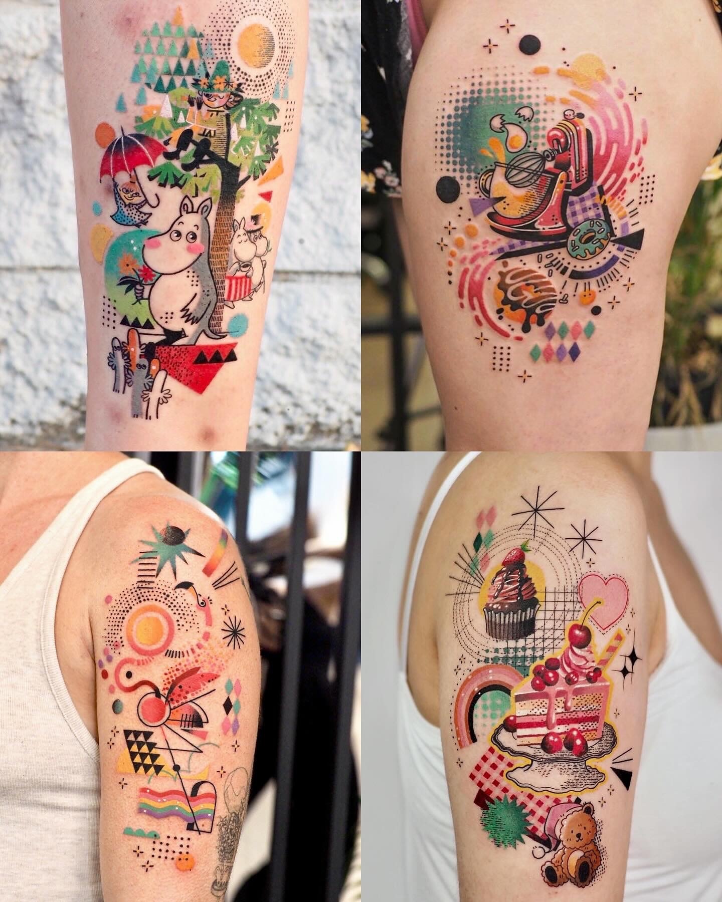 Tattoo by @hen_tattooer — new_school, illustrative