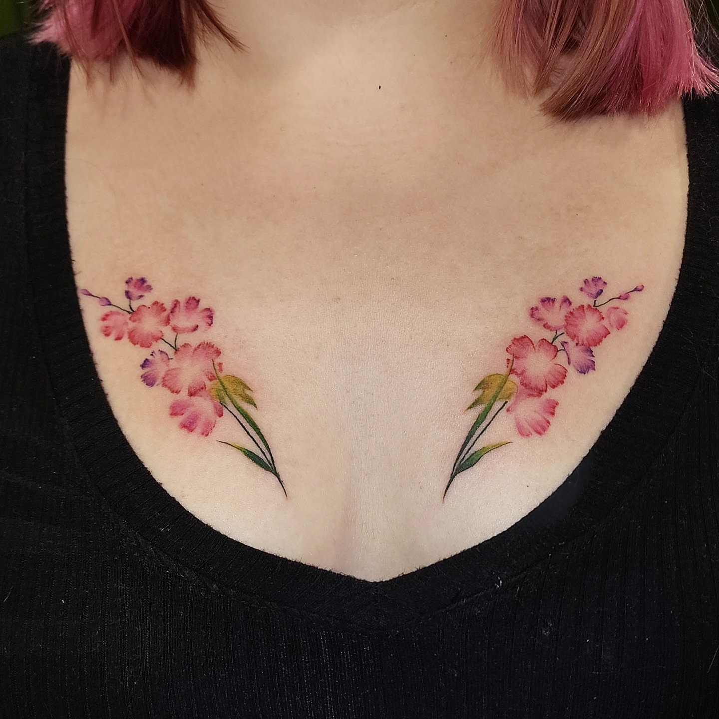 Tattoo by @viiduquette — watercolor