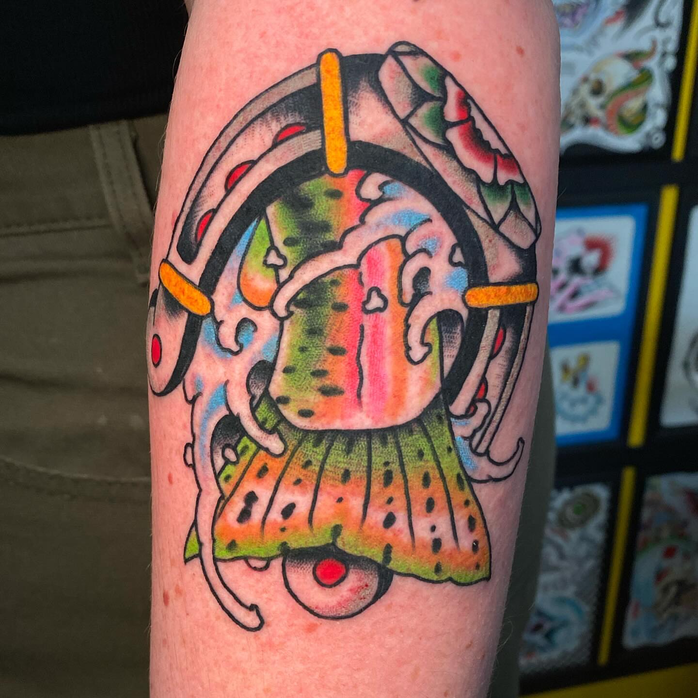 Tattoo by @andrewmammoth — trash_polka