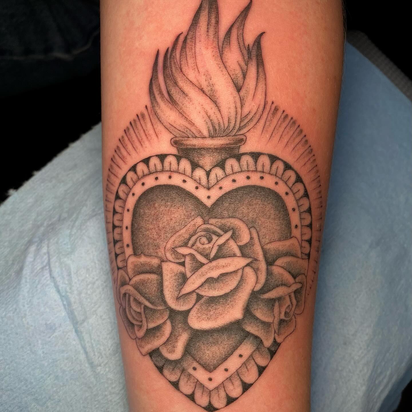 Tattoo by @andrewmammoth — black_and_grey, realism