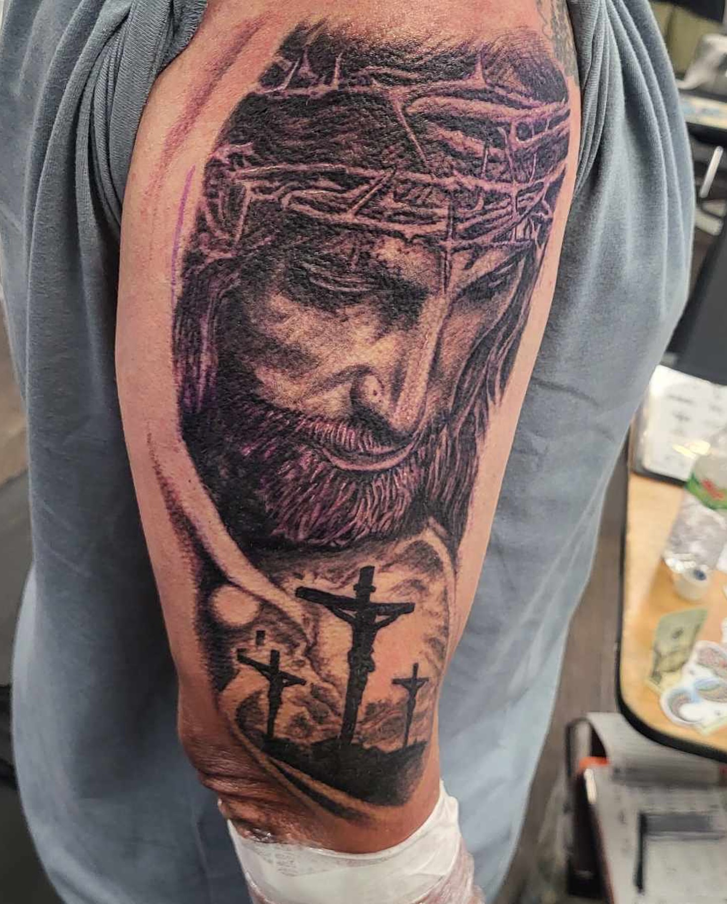 Tattoo by @austin_megallon — realism, dark_realism