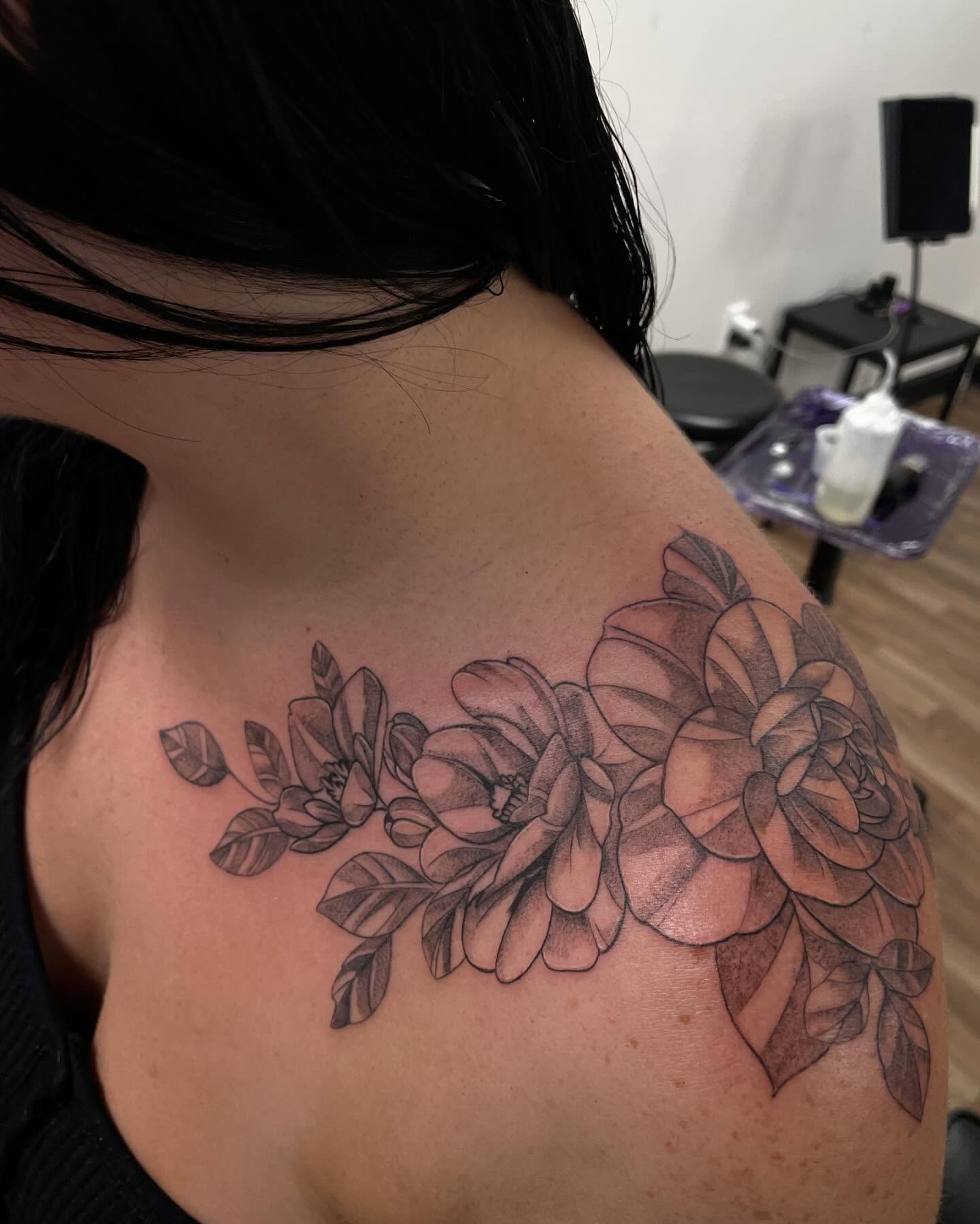 Tattoo by @inkedbysam — black_and_grey