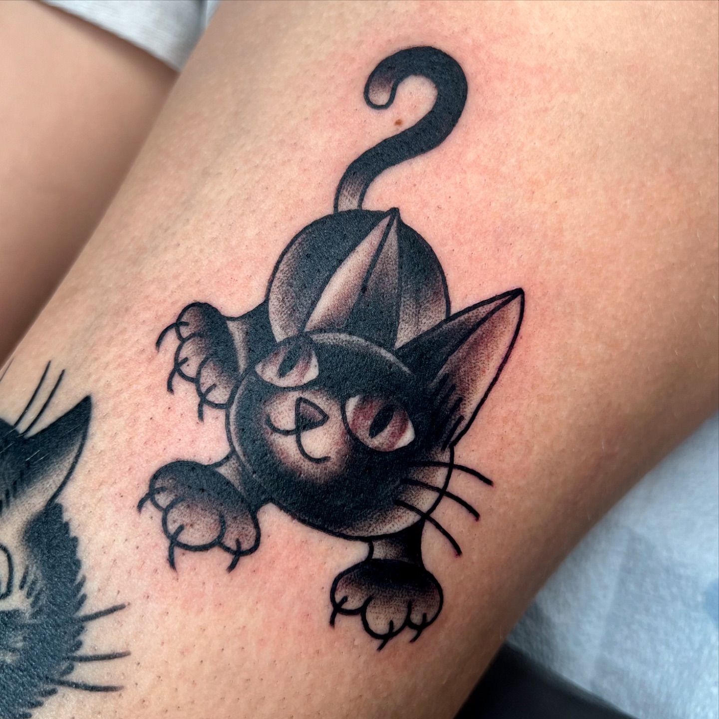 Tattoo by @mirandajoontattoo — black_and_grey