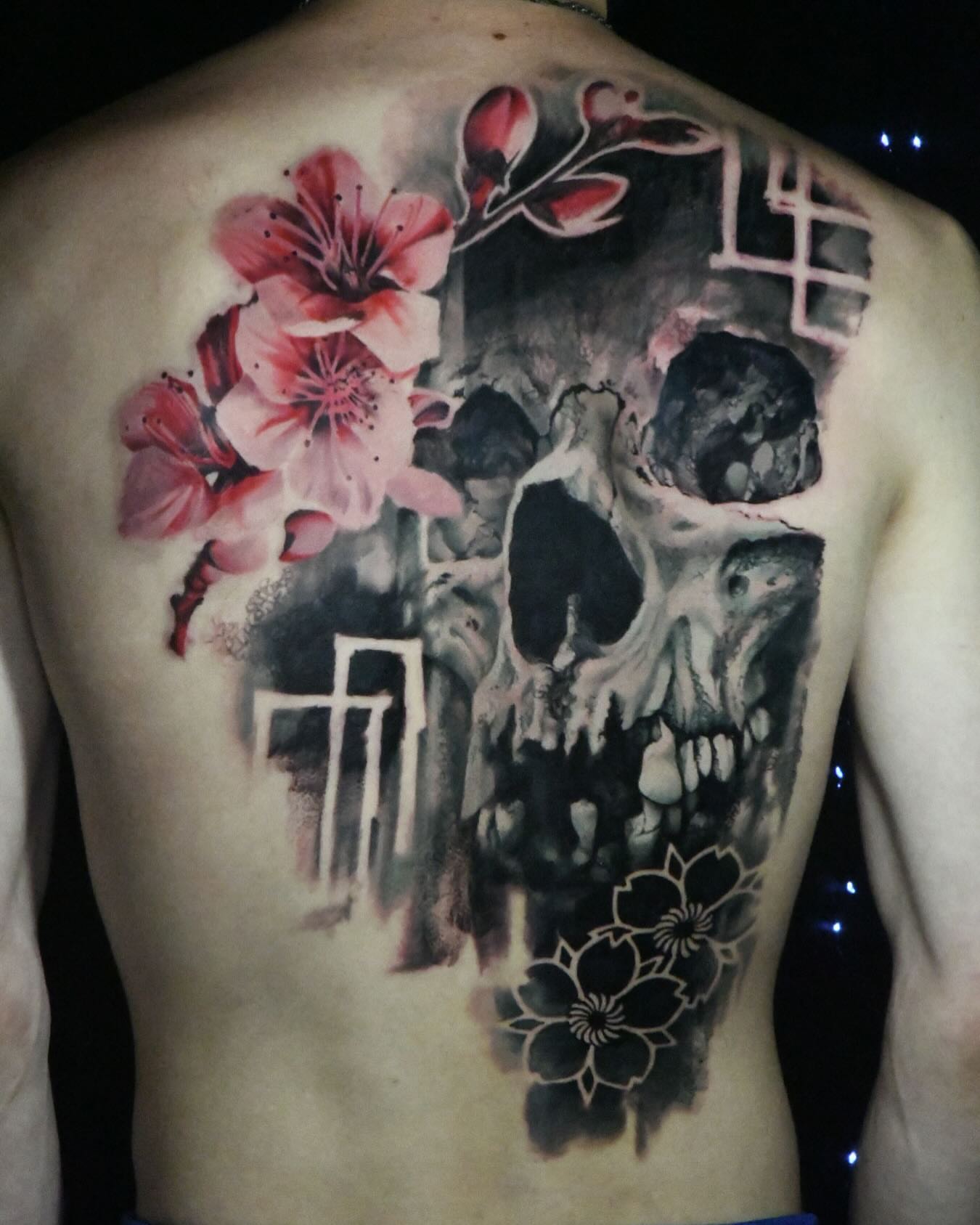 Tattoo by @tattoosbytravis — realism, dark_realism