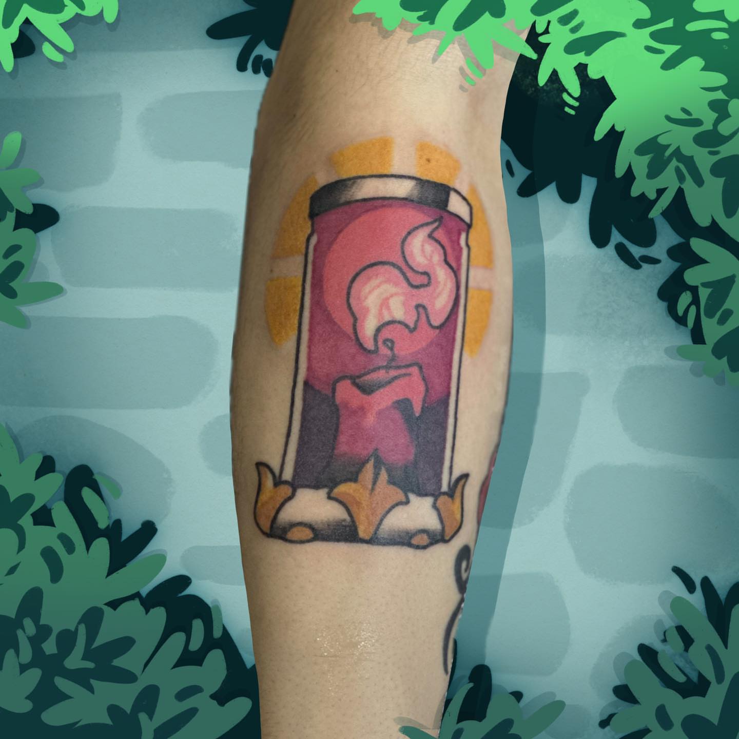 Tattoo by @dungeonfern โ american_traditional