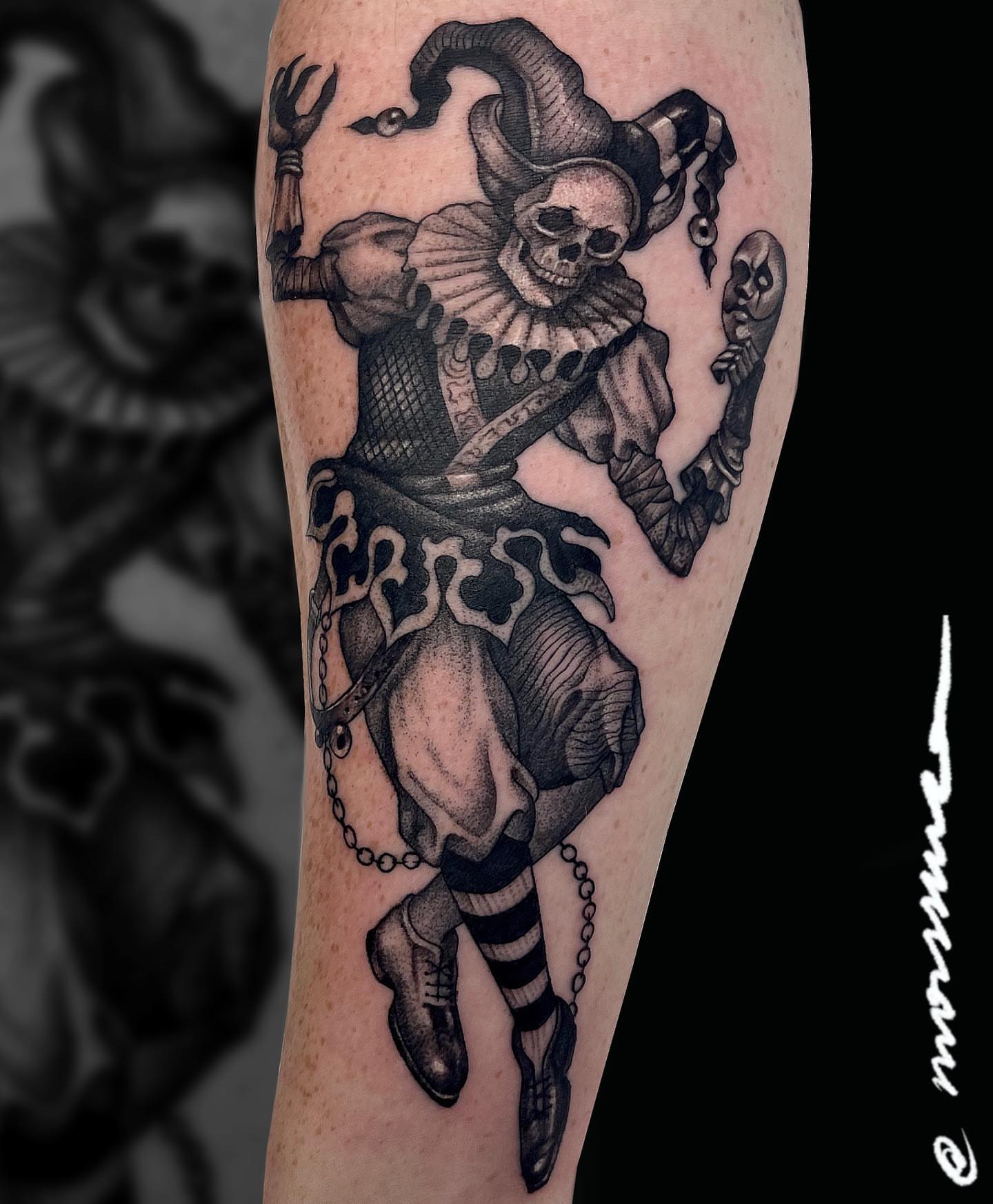 Tattoo by @morssuza — black_and_grey, realism