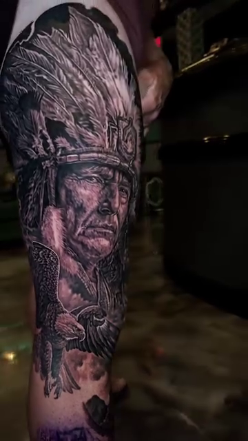 Tattoo by @47inked — realism, black_and_grey