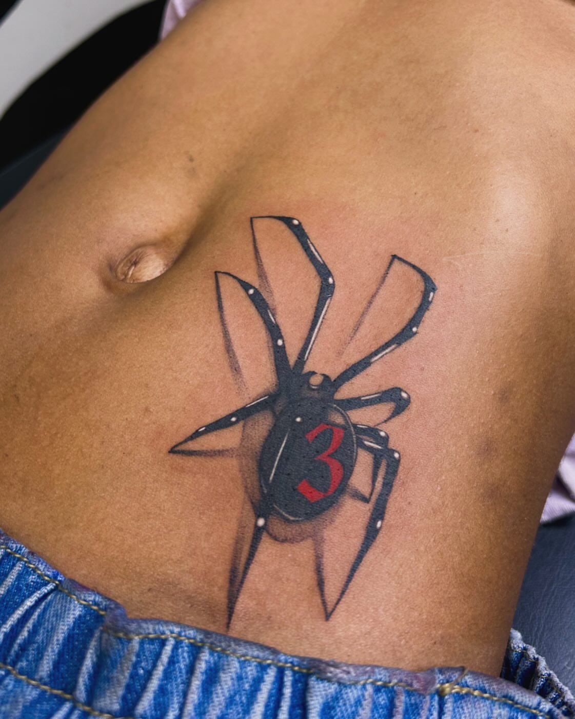 Spider blackwork tattoo by Tattoo Artist