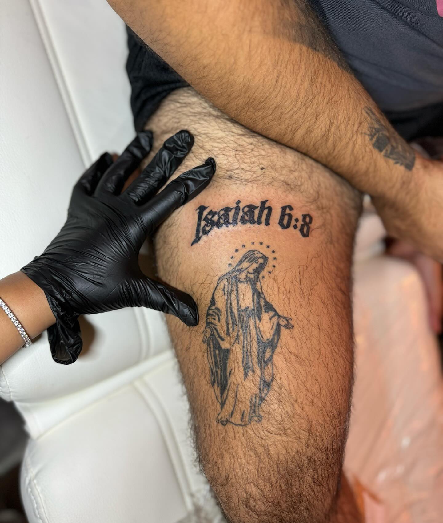 Tattoo by @bellyink_ — black_and_grey