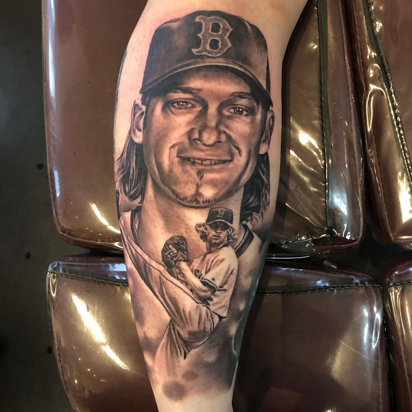 Tattoo by @mikedohertytattoos — realism, black_and_grey