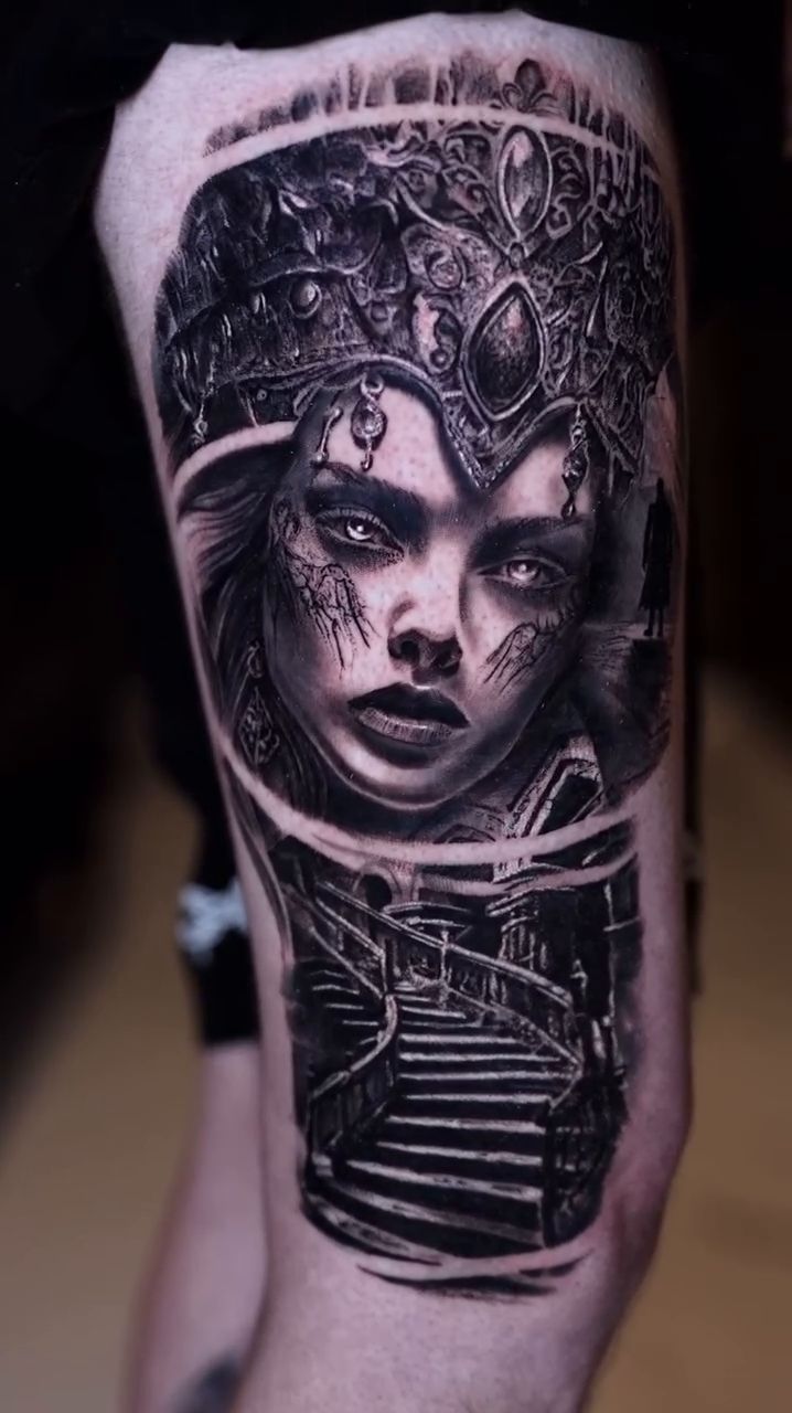 Tattoo work at Evergreen Tattoo Invitational 2026